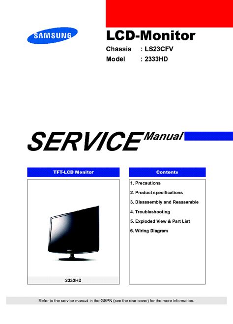 samsung syncmaster 2333hd manual pdf manual